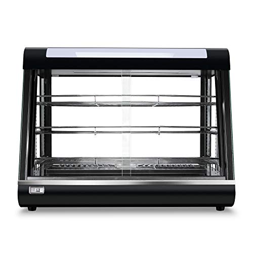 26" Food Warmer Countertop Display Cases 3 Tier Commercial Heated Bakery Stainless Steel