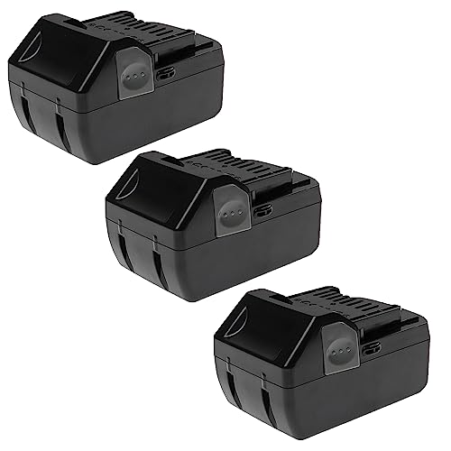 EXTENSILO 3X Batería Compatible con Hitachi/Hikoki UB 18DSL, WH 18DSAL Herramientas eléctricas, aspiradora (5000 mAh, Li-Ion, 18 V)
