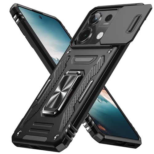 JSTNMEBO Xiaomi Redmi Note 13 Pro 5G pP[X Ot ϏՌ Yی TPU+PC d\ op[ ԍڃz_[Ή 360°] X^h@\ X}zP[X VI~ bh~[ m[g13 pro 5g