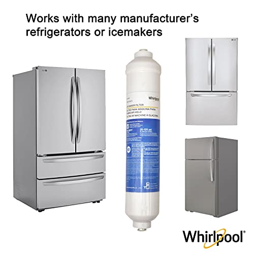 Whirlpool WHKF-IMTO 1/4 Inch Quick Connect Fits Refrigerator, Ice Maker, Nsf/Ansi 42 Certified Reduces Chlorine Taste & Odor For Drinking Water And Filtered Ice thumb #4