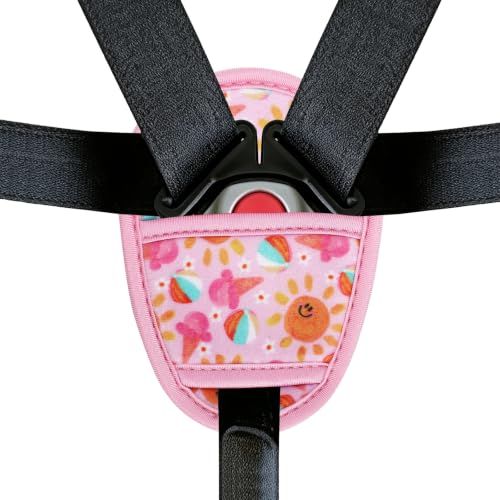 Image of 2 Pack Crotch Area Pad for Stroller, Universal Pram Belt Cushion for Kids