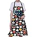CMNIM Cartoon Mouse Aprons Mouse Cooking Aprons with Pockets Colorful Mouse Kitchen Baking Home Chef Aprons Mouse Lover Gifts (25527 Cartoon Mouse A)