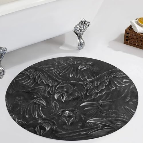 Tapis flanelle Viking lavable en machine avec impression 3D relief