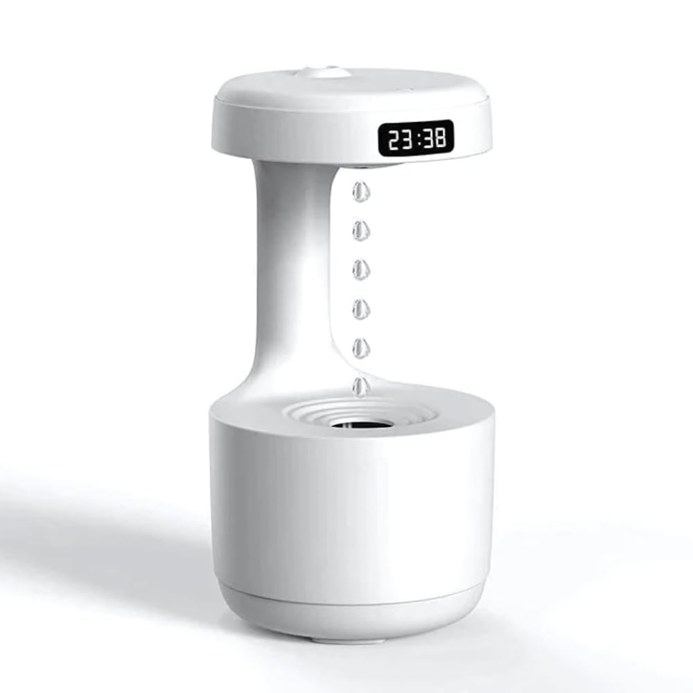 Drumstone (𝐋𝐢𝐦𝐢𝐭𝐞𝐝 𝐓𝐨𝐝𝐚𝐲) Antigravity LED Display Air Humidifier, Silent Cool Mist Water Drop Design, Air Humidifier for Bedroom, Home and Office 𝟏𝟓 𝐘𝐞𝐚𝐫𝐬 𝐖𝐚𝐫𝐫𝐚𝐧𝐭𝐲-image-40