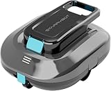 STARRYBOT Kabelloser Poolroboter mit Zwei hocheffizienten Motoren, 15 Kpa Starke Saugleistung, Selbstparkfunktion, Smart-LED-Anzeige, Poolsauger für Flachboden-Pools bis zu 84 m² (Grau)