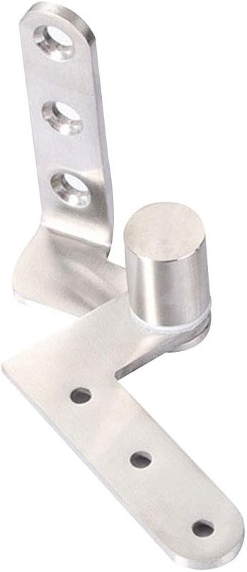 Door Hinges Stainless Steel Rotation Hinge Practical Wooden Up and Down Shaft(Size 1)