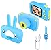 Diswooo Kinder Kamera, Digitale Kamera für Kinder HD 1080p Kinderkamera 1200 Megapixel Kids Camera mit 2,0 Zoll Farbdisplay, Wiederaufladbar Actionkameras Camcorder Spielzeug Kamera für Kinder (Blau)