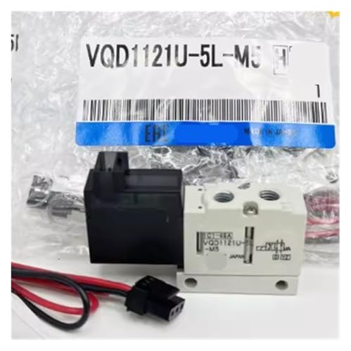 Électrovanne VQD1121V-5L compacte et robuste à filetage M5