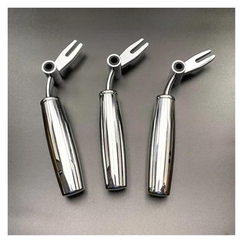3 Pieces Handle Cranks Accessories Silver Color Handles Spare Parts, Compatible For MK, Soft Serve Ice Cream Machines