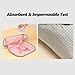 DAOLUAN Car Seat Protector for Infant Potty Training Waterproof Soft Nonslip Backing Piddle Pad Carseat Liner (Pink, 36cmx41cmx47cm)