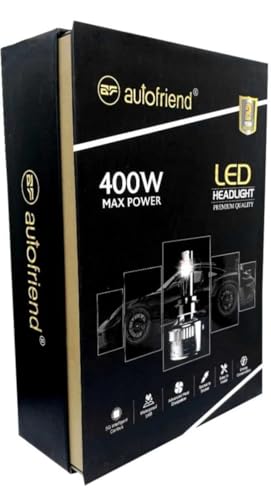 Image of LED Headlight Bulb,400 WATT, 40000LM, 6000K Cool White, IP67 Waterproof (af-400w H7)
