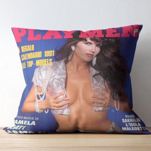 grafica CUSCINO PERSONALIZZATO 40X40 MEME TRIBUTO PAMELA PRATI 1 RIVISTA 1 ICONA 1 FAMOSA 1 ARREDAMENTO 1 IDEA REGALO