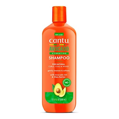 Cantu Avocado Hydrating Cream Shampoo 400ml, (Packaging may vary) Cover