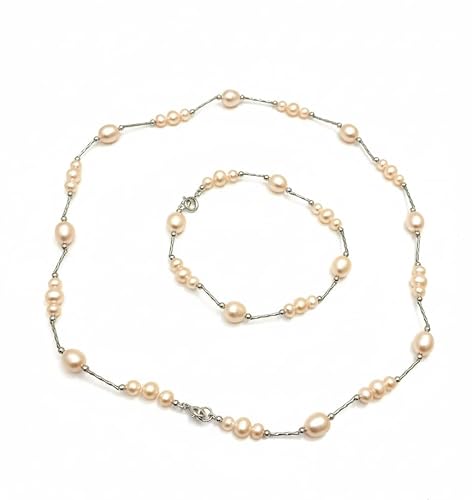 Handmade Designer Natural South Sea Akoya Pearl Necklace 18'' AAAA grade Freshwater Cultured Pearl Jewelry SET Genuine Pearl SET gift for her Jewelry Daughter Graduation Mothers day Valentine present