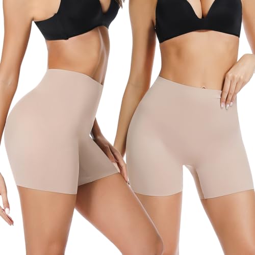 Image of JOYSHAPER Boyshorts Panties for Women Anti Chafing Underwear Slip Shorts for Women Under Dress