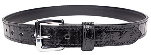 Genuine Handmade Eel Skin Leather Belt3