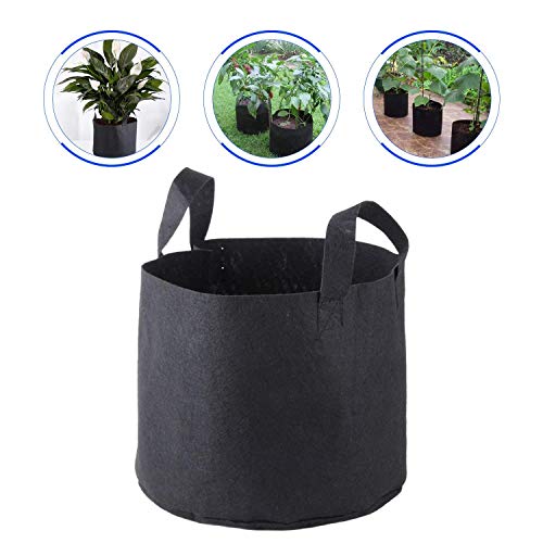 CaaWoo Pot a Plantes de Jardin Lot de 5 Pièces Sacs à Plantes en Géotextile pour Tout Type de Plantations