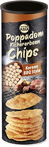 BONASIA Poppadom Chips Korean BBQ - 1 x 70g