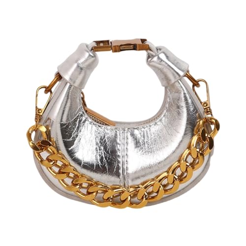 Women Shoulder Bag Retro Handbag Purse Autumn Winter Messenger Bag Shopping Bag Semicircle Crossbody Bag for Daily