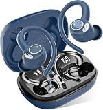 ワイヤレスイヤホン Bluetooth5.4 耳掛けイヤホン ENCノイズキャンセリング HiFi マイク付き 2026最新 AAC対応 低遅延 自動ペアリング 片耳両耳対応 ズレ落ちにくい 最大48時間再生 LEDディスプレイ Type-C急速充電 IPX7防水 軽量 小型 iOS Android対応 通勤 通学 ランニング スポーツ WEB会議