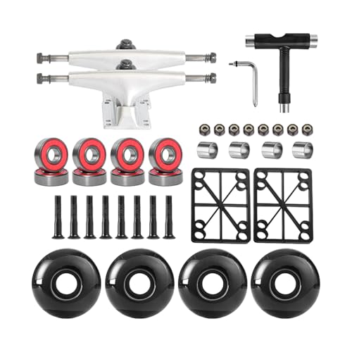 Pont de skateboard 12,7 cm alliage d'aluminium pour sessions de skate en park urbain