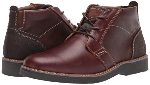 Nunn Bush Mens Barklay Plain Toe Chukka Boot Suede Leather With Memory Foam And Comfort Gel, Brandy, 12 #TOP6