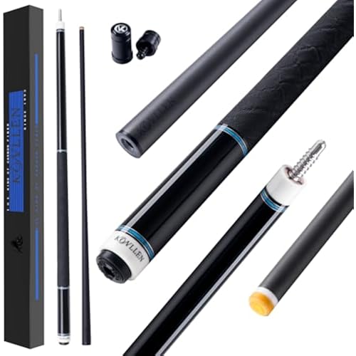 KONLLEN 2.0 Carbon Fiber Pool Cue, Low Deflection Shaft