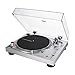 Audio-Technica AT-LP120XUSB-SV Direct-Drive Turntable (Analog & USB), Fully Manual, Hi-Fi, 3 Speed, Convert Vinyl to Digital, Anti-Skate and Variable Pitch Control, Silver