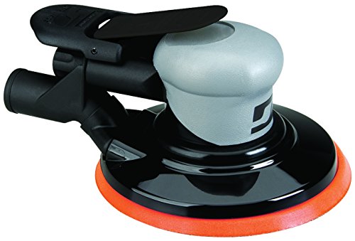 Dynabrade 69044 Dynorbital Silver Supreme Central Vacuum Random Orbital Sander, 6-Inch