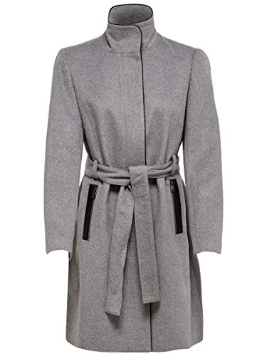 Preisvergleich Produktbild ONLY Female Mantel Woll XLLight Grey Melange