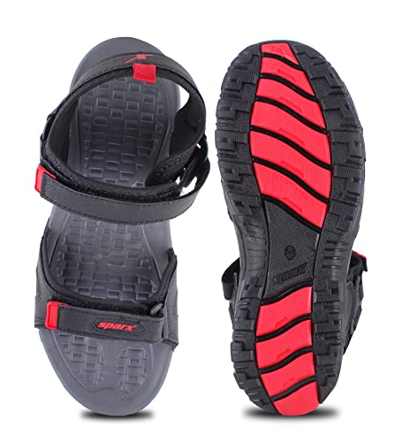 Image of Sparx Men's Sandals, Black Red, 6 UK, SS0587GBKRD0006