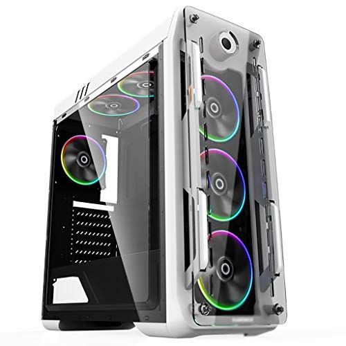 Gaming Computer PC Case For Desktop Computer PC Acrylic side penetration computer case, mid-tower gaming desktop case, MATX side penetration case, PC gaming case, USB port-support water cooling, size