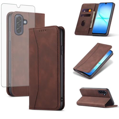 Housse Samsung A17 5G Coque Clapet Aimanté et Support Vidéo Intégré