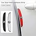 SXTYXCLGS 6PCS Car Door Edge Guard Protectors,Car Door Edge Guards,for Alfa Romeo 159 Giulietta Giulia 147 156 Mito,Vehicle Side Door Self-Adhesive Anti-Scratch Strips,Car Door Trim Accessories