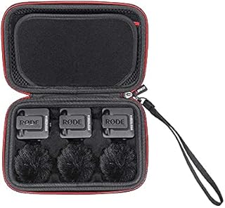 RLSOCO Case for RØDE Wireless Go II Dual Channel Wireless System/RODE Wireless GO Wireless Microphone SystemBlack