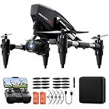 Drone with Camera for Beginners Kids, Remote Control Quadcopter with FPV Live Video, Gestures Selfie, Altitude Hold, One Key Take Off/Landing, 3D Flips, Headless Mode, Toys Gifts