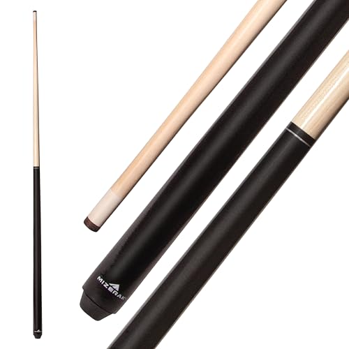 Mizerak 40″ Shorty Pool Cue – One-Piece Hardwood Stick – 12mm Leather Tip – Best for Kids,...