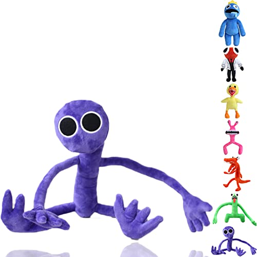 YYBC Rainbow Friends Plüsch, Cute Plush Stuffed Toy, Beautifully Animal Doll, Erwachsene Kinderpuppe Plüschtiere, Für Halloween Thanksgiving Weihnachten Purple Cover