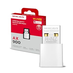 Adaptateur USB Nano Wi-Fi 6 AX900 et Bluetooth 5.3 Mercusys MA60XNB