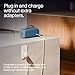 Twelve South PowerCord All-in-One 30W USB-C Fast Charger with US Compatibility– 4 ft Charging Cable + Wall Adapter Block with USB-C PD 3.0 for iPhone, iPad, Samsung, MacBook Air, and More, Dune