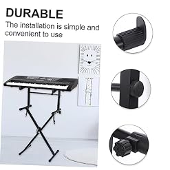 JOINPAYA 2 Ensembles Support de renforcement du clavier supporteur d’orgue électrique support de clavier électrique Support de piano numérique Stand pour clavier stand de pianos numériques - Les Beatles, Paul McCartney, John Lennon, RIngo Starr, George Harrison JOINPAYA 2 Ensembles Support de renforcement du clavier supporteur d'orgue électrique support de clavier électrique Support de piano numérique Stand pour clavier stand de pianos numériques – Image 7