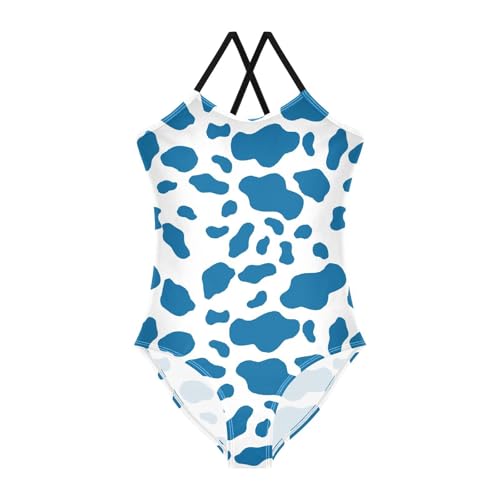 Girls One-Piece Swimwear Seamless Pattern Beach Sport Summer Hawaiian Swimsuit for 3-10 Years