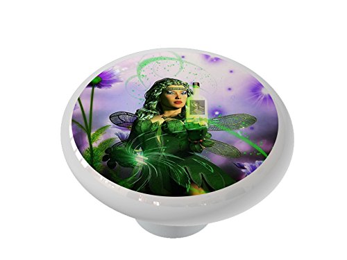 Gotham Decor The Absinthe Fairy Ceramic Drawer Knob