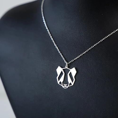 Pendentif panda argent 925 médaillon classique à offrir