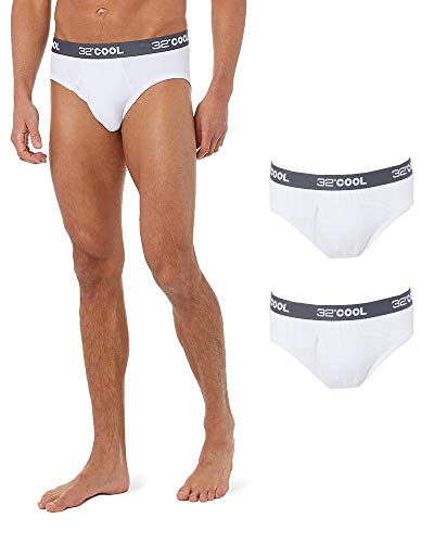 32 Degrees Mens 2-Pack Active Breathable Performance Nylon Air Mesh Brief