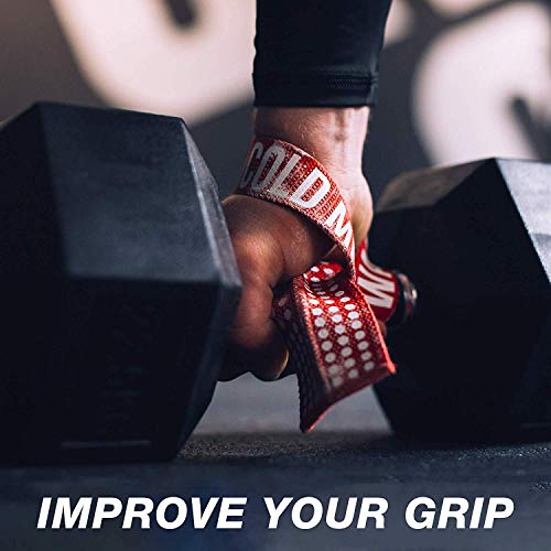 Image of WARM BODY COLD MIND V1 Lifting Wrist Straps for Olympic Weightlifting - Rated at 660 lb - Hand Wraps for Powerlifting, Weight Lifting, Bodybuilding Functional /Cross Training, Deadlift Gym Bar, Cotton