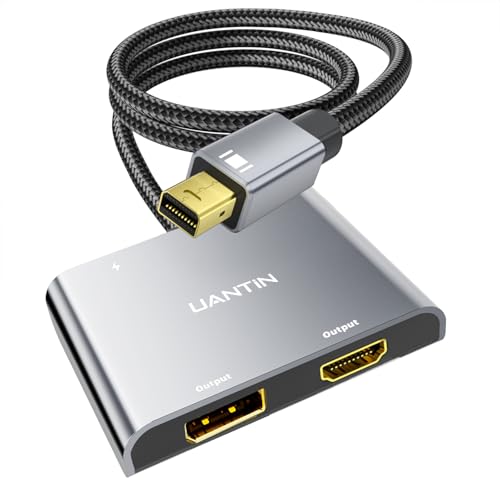 Mini DP vers DP avec adaptateur HDMI convertisseur video pour ecran pc portable