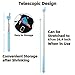 Atdcoek 4 PCS Extendable Pointer Finger Stick - Bright Colored Telescopic Teachers Pointer for Classroom, Perfect Pointing Stick for Kids Reading & Presentation Pointers