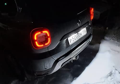 RZG 2 x luci LED per targa bianche Canbus per 2017+ Duster MK II Serena C27 2021+ Qashqai J12