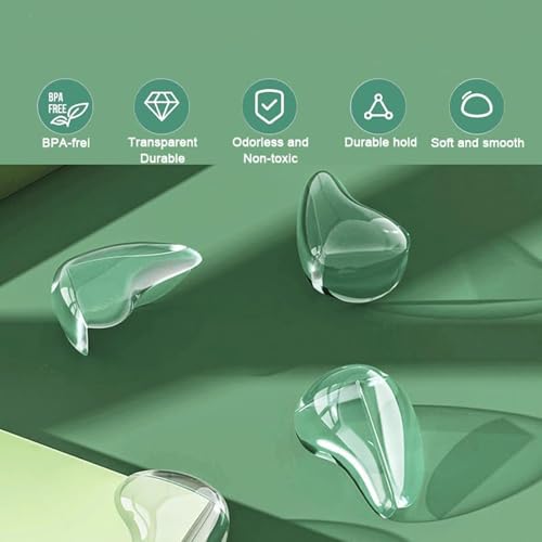 Image of Corner Protectors for Baby 20Pcs, Furniture Corner Guard, Edge Corner Guard, Edge Safety Bumpers for Table Edges & Sharp Corners, Baby Proof Corners Bumper Cushion, Clear Table Safe Corner Protectors